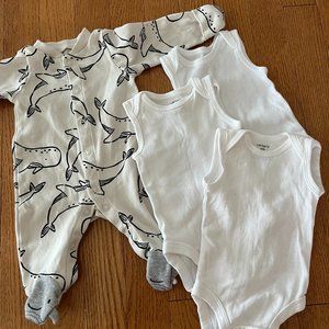4 Piece Newborn Carter's Set